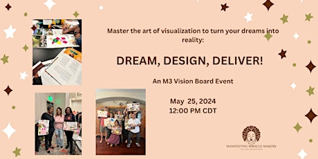 Dream, Design, Deliver Vision Board Party
