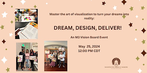 Primaire afbeelding van Dream, Design, Deliver Vision Board Party