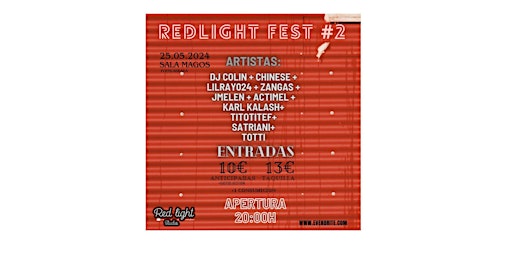 Imagem principal do evento RED LIGHT FEST II