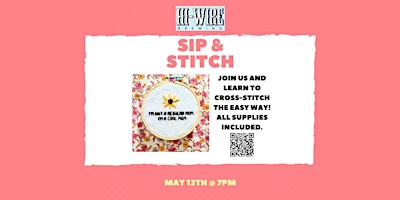 Sip & Stitch - Mother's Day primary image