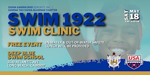 Immagine principale di Swim 1922: Free Swim Clinic 