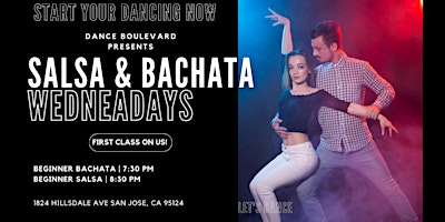 Beginning Salsa & Bachata Group Classes primary image