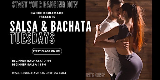 Beginning Salsa & Bachata Group Classes primary image