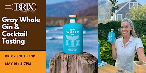 Primaire afbeelding van Gray Whale Gin & Cocktail Tasting