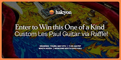 Halcyon Custom Painted Les Paul Guitar Raffle @ RSA primary image