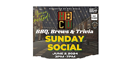 Hauptbild für RDU NSUAA presents BBQ, Brews & Trivia Sunday Social