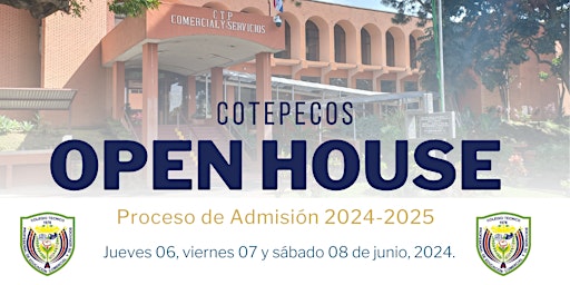 Imagem principal do evento OPEN HOUSE 2024-2025 COTEPECOS