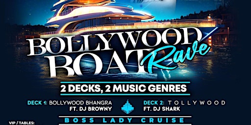 Image principale de BOLLYWOOD BOAT RAVE FT. DJ BROWNY @ BOSS LADY CRUISE - BOLLYWOOD DESI NYC