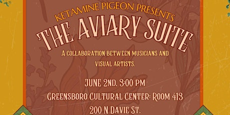 Ketamine Pigeon presents the Aviary Suite a collaboration of progressive rock and the visual arts