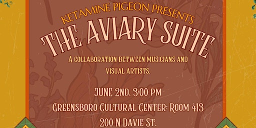 Immagine principale di Ketamine Pigeon presents the Aviary Suite a collaboration of progressive rock and the visual arts 