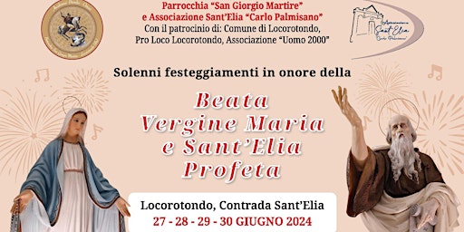Imagem principal do evento Festeggiamenti in onore della Beata Vergine Maria e Sant'Elia Profeta