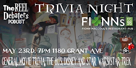 The Reel Debaters Trivia Night At Fionns Grant Park 1180 Grant Ave
