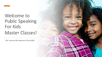 Public Speaking for Kids   Master Classes