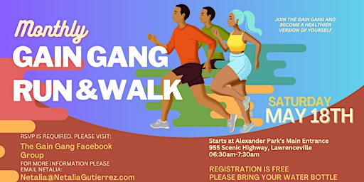 Imagem principal do evento Gain Gang Run Walk