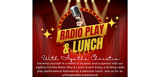 Hauptbild für Radio Play and Lunch with Agatha Christie