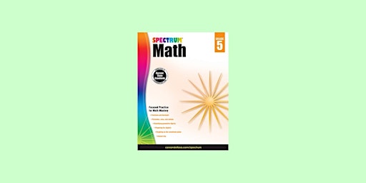 download [PDF]] Spectrum 5th Grade Math Workbooks, Ages 10 to 11, Math Work primary image