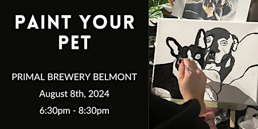 Primaire afbeelding van Paint Your Pet @ Primal Brewery Belmont