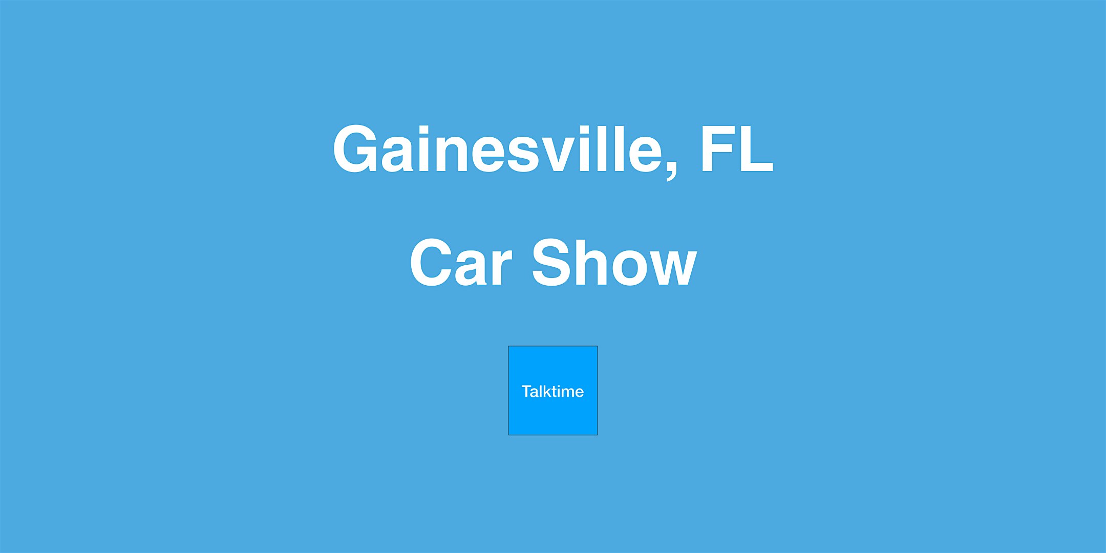 Car Show - Gainesville