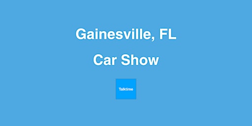 Imagem principal do evento Car Show - Gainesville