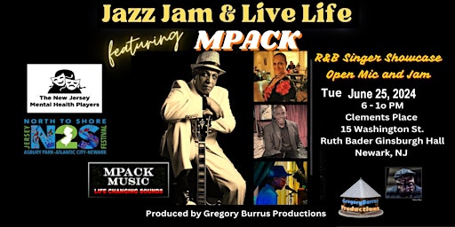 The Ultimate Jazz & RnB Jam Living Life with the NJ Mental Health Players primary image