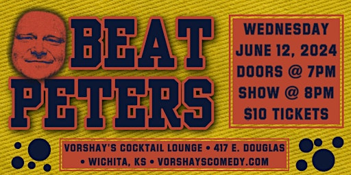 Beat Peters! live at Vorshay's! primary image