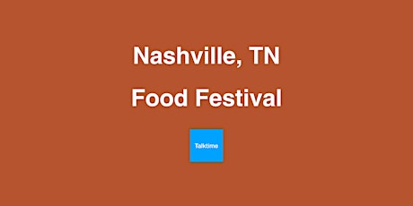 Food Festival - Nashville
