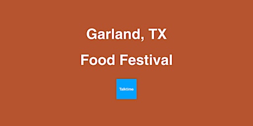 Primaire afbeelding van Food Festival - Garland