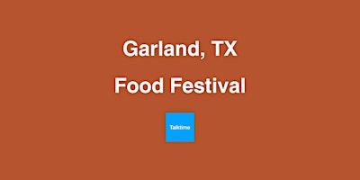 Hauptbild für Food Festival - Garland