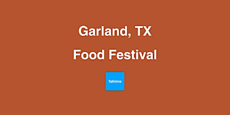 Food Festival - Garland