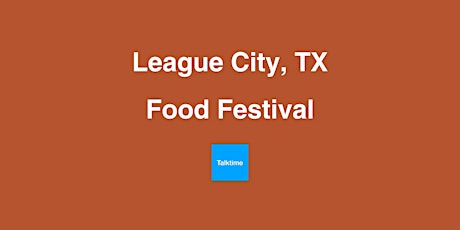 Food Festival - League City