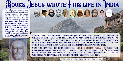 Primaire afbeelding van Books Jesus Wrote + His Life in India