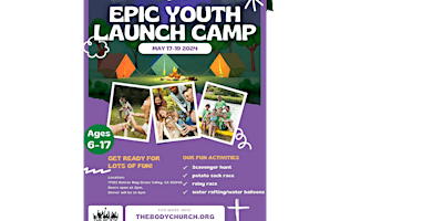 Imagem principal do evento Epic Youth Launch Camp