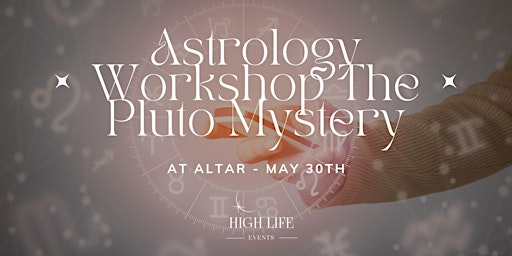 Immagine principale di Astrology Workshop - The Pluto Mystery 