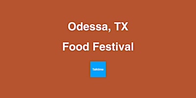 Food Festival - Odessa  primärbild