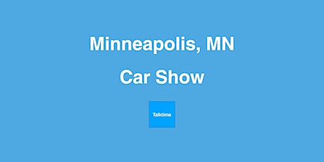 Car Show - Minneapolis