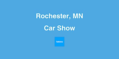 Imagen principal de Car Show - Rochester