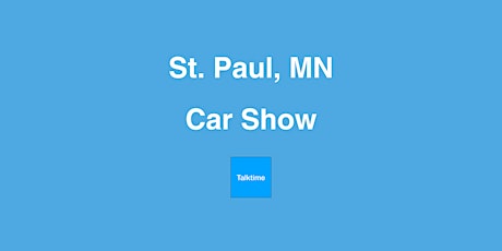 Car Show - St. Paul
