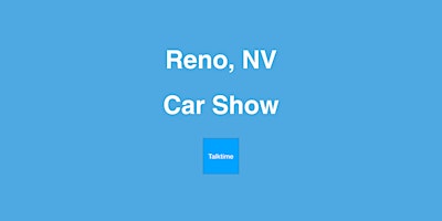 Car Show - Reno primary image