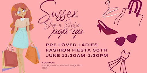 Imagem principal do evento Sussex Shop ‘n Style ( pre loved ladies fashion event)