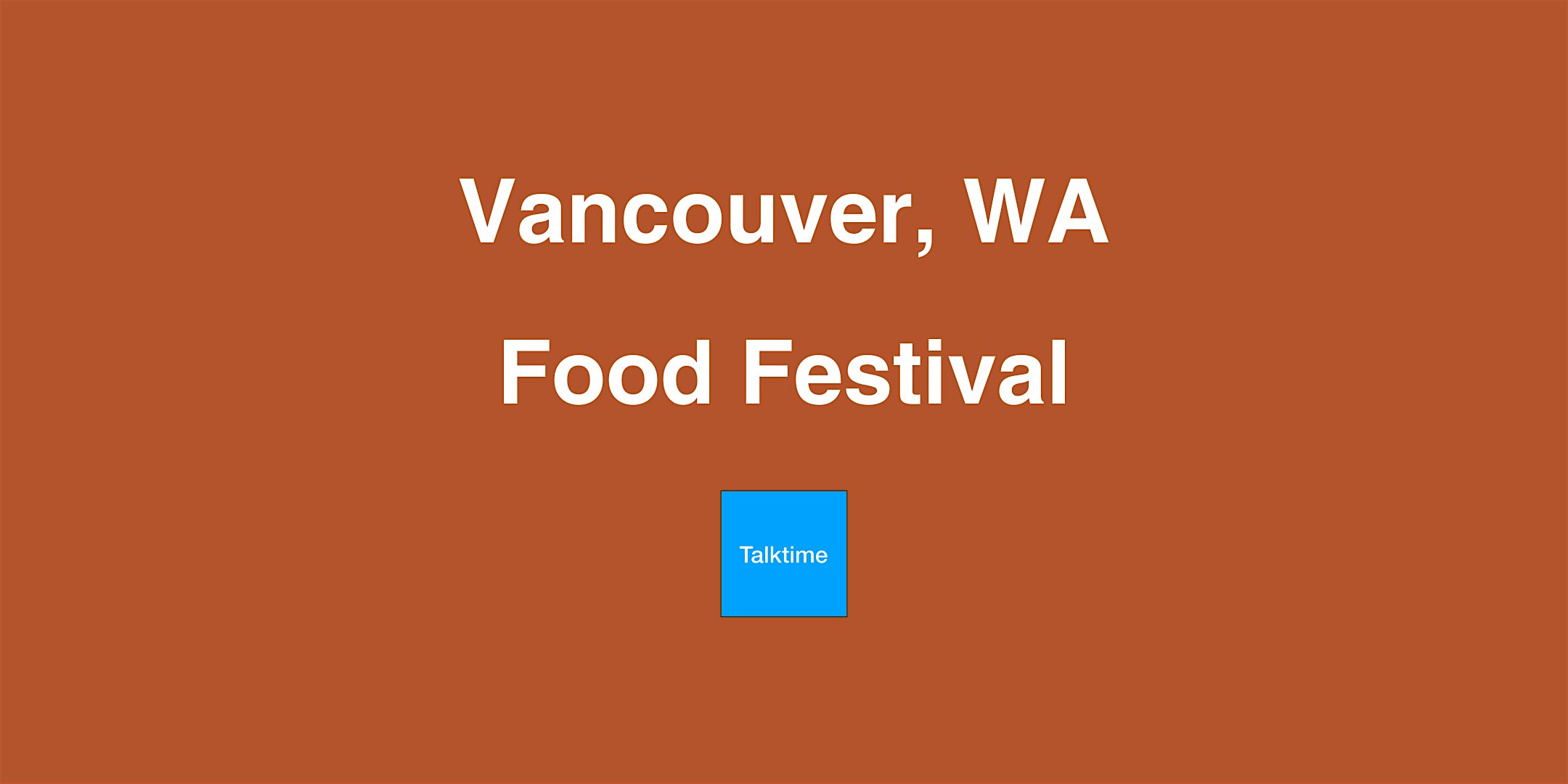 Food Festival - Vancouver