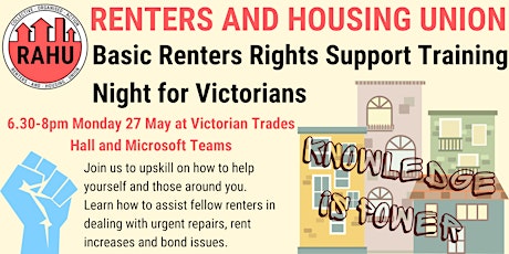 VIC Basic Renters' Rights Support Training
