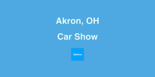 Car Show - Akron primary image