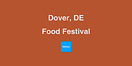 Food Festival - Dover