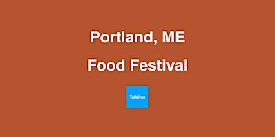 Primaire afbeelding van Food Festival - Portland