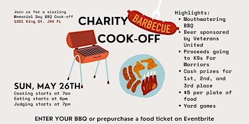 Memorial Day Charity BBQ Cook