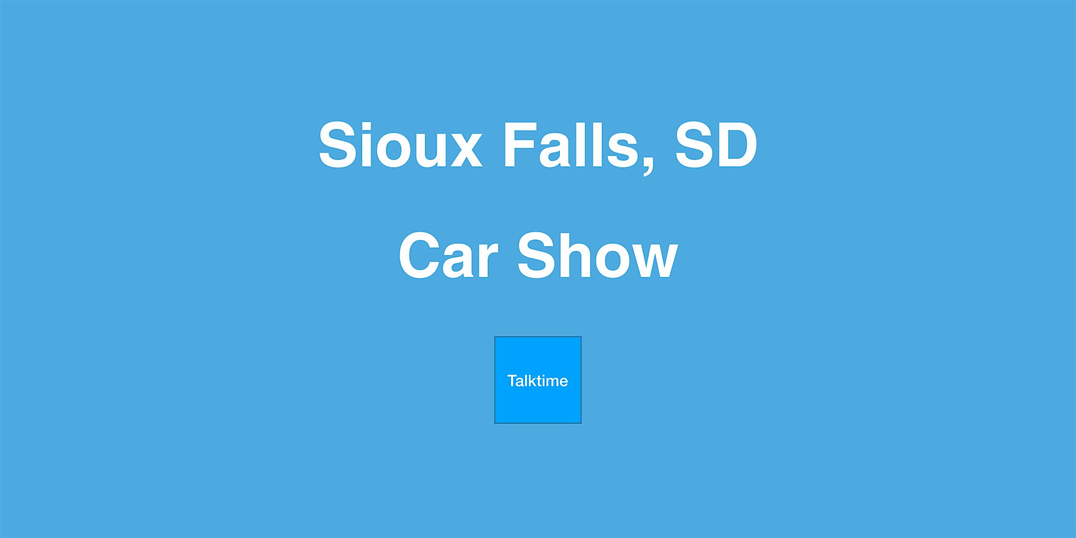 Car Show - Sioux Falls