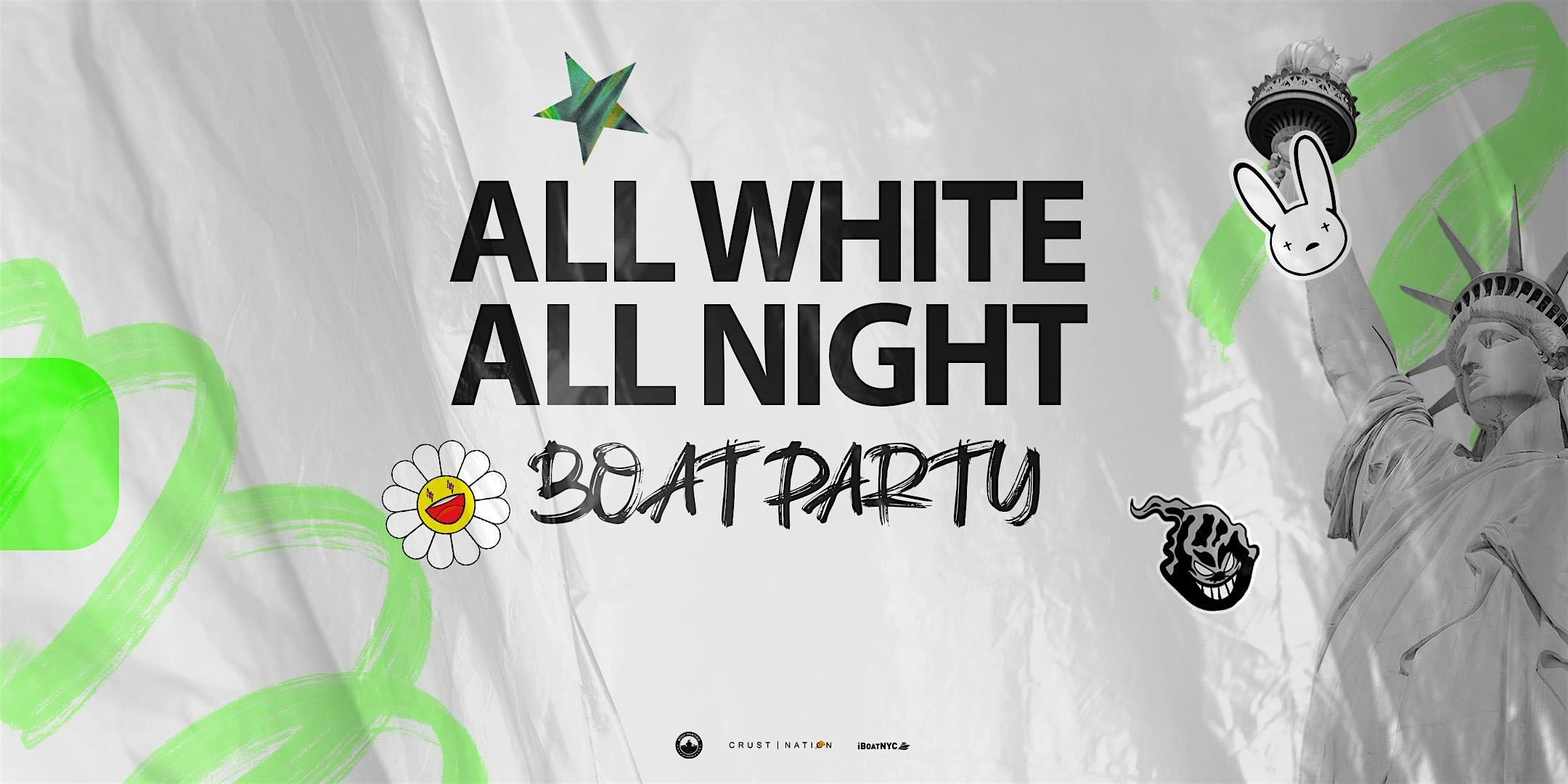 ALL WHITE OUT Boat Party Yacht Cruise NYC - Labor Day Weekend