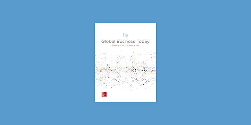Imagem principal do evento EPub [download] Global Business Today by Charles W.L. Hill PDF Download
