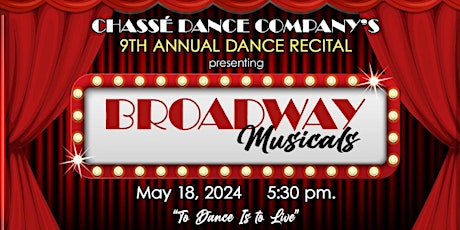 Chassé Dance Company, Presents Broadway Musicals!