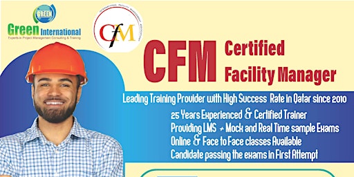 Primaire afbeelding van Certified Facility  Manager ( CFM, IFMA-USA)